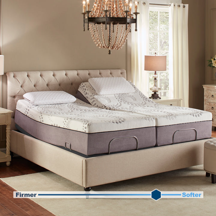 13" Ara Memory Foam Mattress and Adjustable Base