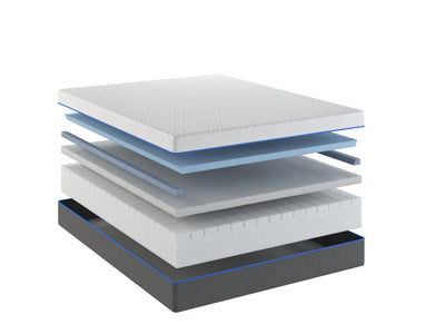 Sleep Science 12" FirmFlex Gel Infused Memory Foam Mattress - Firm