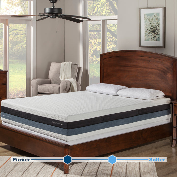 Sleep Science 12" iFlip Sonoma 2-Sided Memory Foam