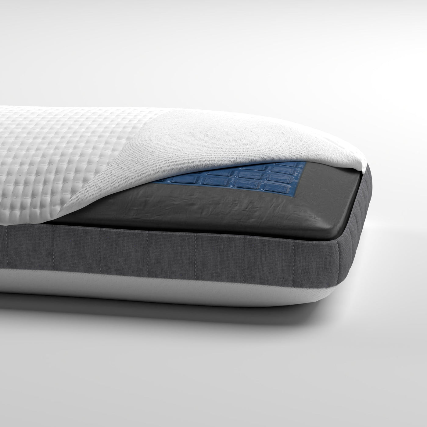 Bamboo Charcoal and Gel Memory Foam Pillow - Washable Cover - mysleepscience.com