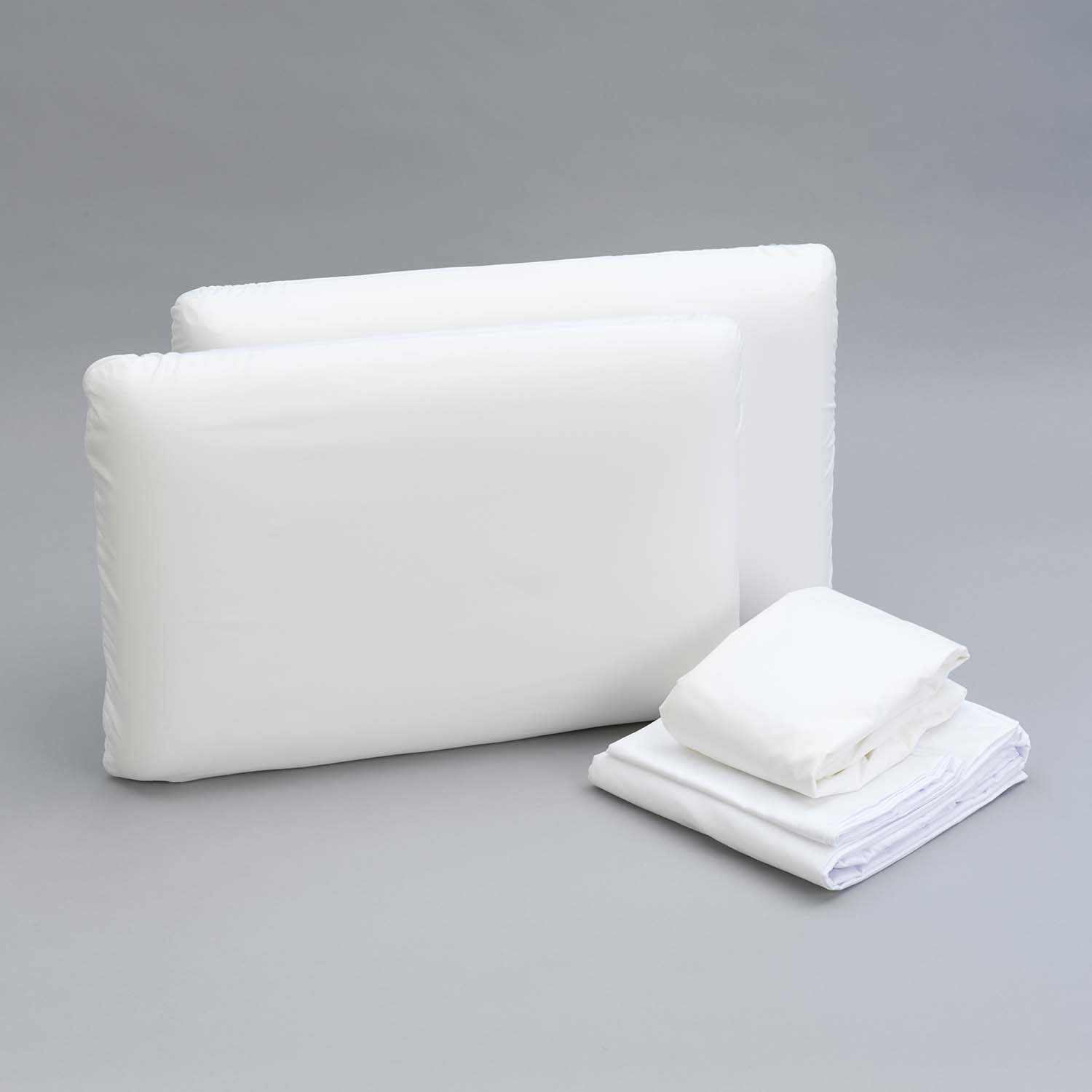 Mainstays Standard/Queen Pillow Protector 2-Pack - Cotton Touch, White With Zipper, Antimicrobial