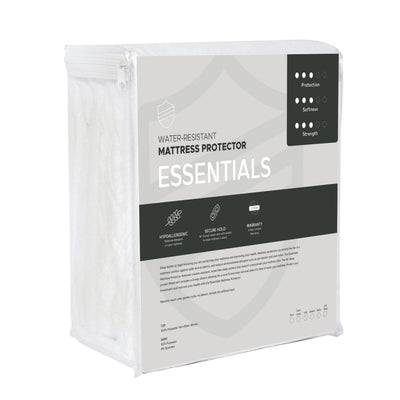 Essentials Microfiber Mattress Protector Waterproof and Hypoallergenic - mysleepscience.com